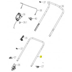 Pi Ces D Tach Es Pour Guidon De Tondeuse Tondeuse Lawnmaster Cc