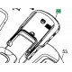 Couvercle de bac de ramassage pour tondeuse MTD 3816 EHW