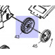 Roue arrière pour tondeuse Mastercut E 380 et MTD LE 3814
