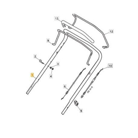 Brancard supérieur GGP 381007520/0