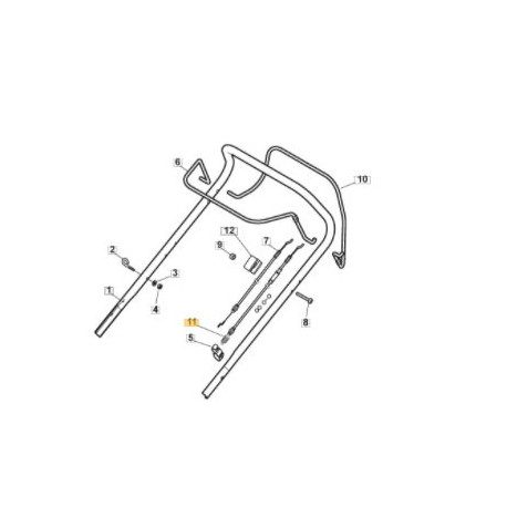 Cable avancement GGP 381030140/0