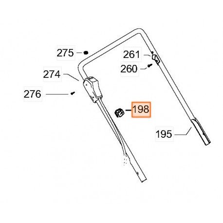 Support de fixation pour cable Mc Culloch