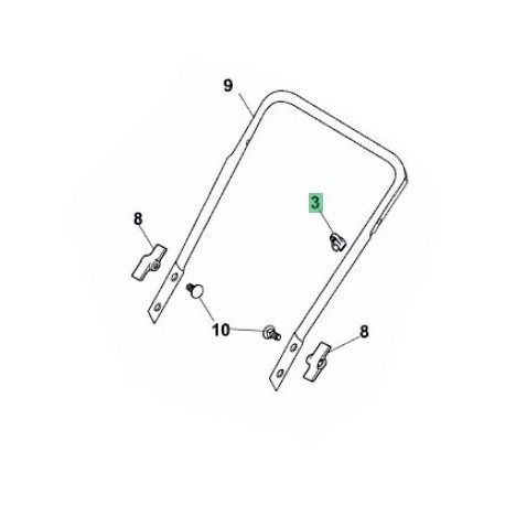 Passage de cable MTD 731-2422