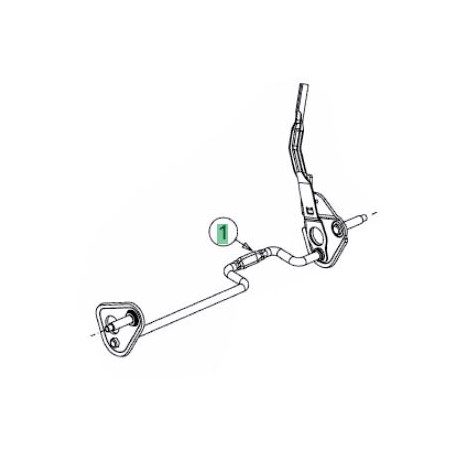 Axe de roue arrière pour Cub Cadet CC 53 SPO W, LM3 ER53