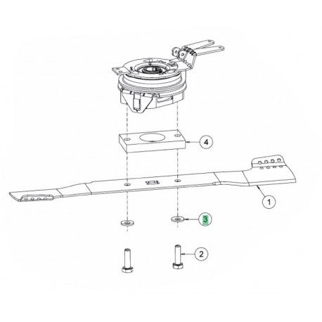 Rondelle de lame MTD 736-05542