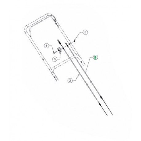 Cable frein moteur Cub Cadet 746-06191