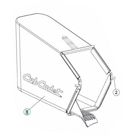 Sac Cub Cadet - MTD 664-05119A