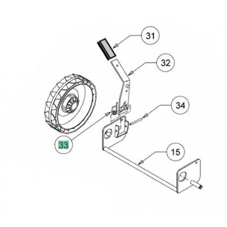 Ressort de levier de relevage MTD SG-280460