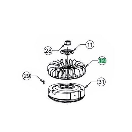 Ventilateur MTD 751-12222A