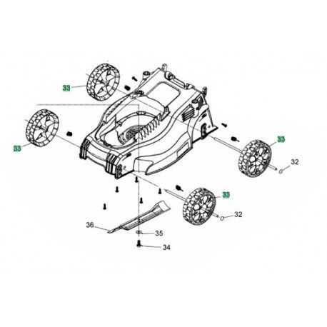 Roue MTD 092.61.439