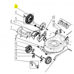 Roue arrière Gardif CLMP53B16103