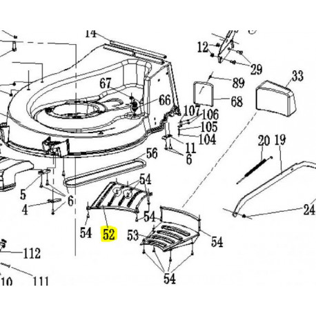 Deflecteur gardif CLT31106903031