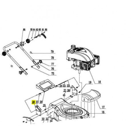 Support de guidon Gardif JL50Z0106