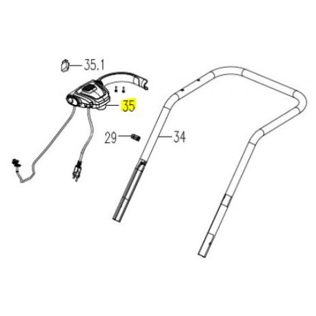 Boitier interrupteur Okay MIDI MEB1435M