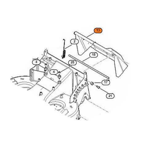 Volet arrière tondeuse Stihl RMA 765.0 V