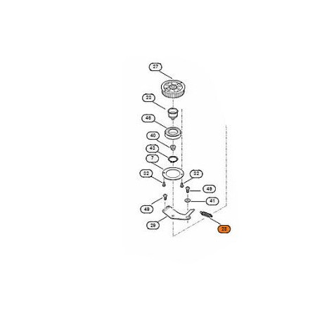 Ressort de traction pour Stihl RMA 765 V