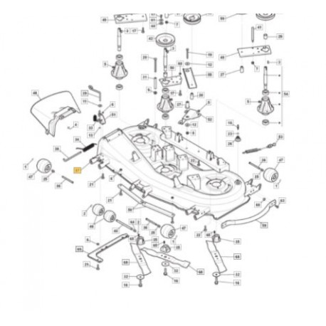 Plateau de coupe GGP 118 cm 382565095/0