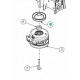 Poulie MTD 756-05230 pour moteur de tracteur MTD