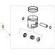 Piston pour débroussailleuse Mc Culloch T26 CS