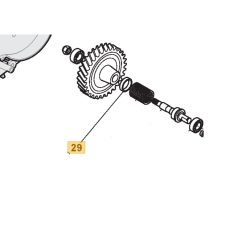 Rondelle de protection 118800406/0 pour tronçonneuse GGP