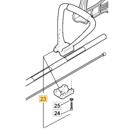 Poignée de maintien pour coupe bordure Stiga ST 1100