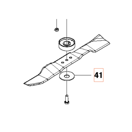 Rondelle de serrage de lame Husqvarna 506792303